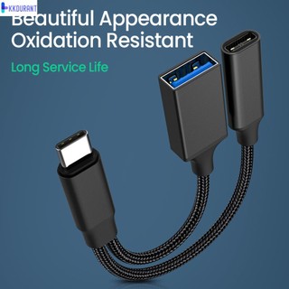 Bộ chuyển đổi cáp otg usb c 2 trong 1 2023 bộ chuyển đổi type c sang usb a với cổng sạc pd kkdurant