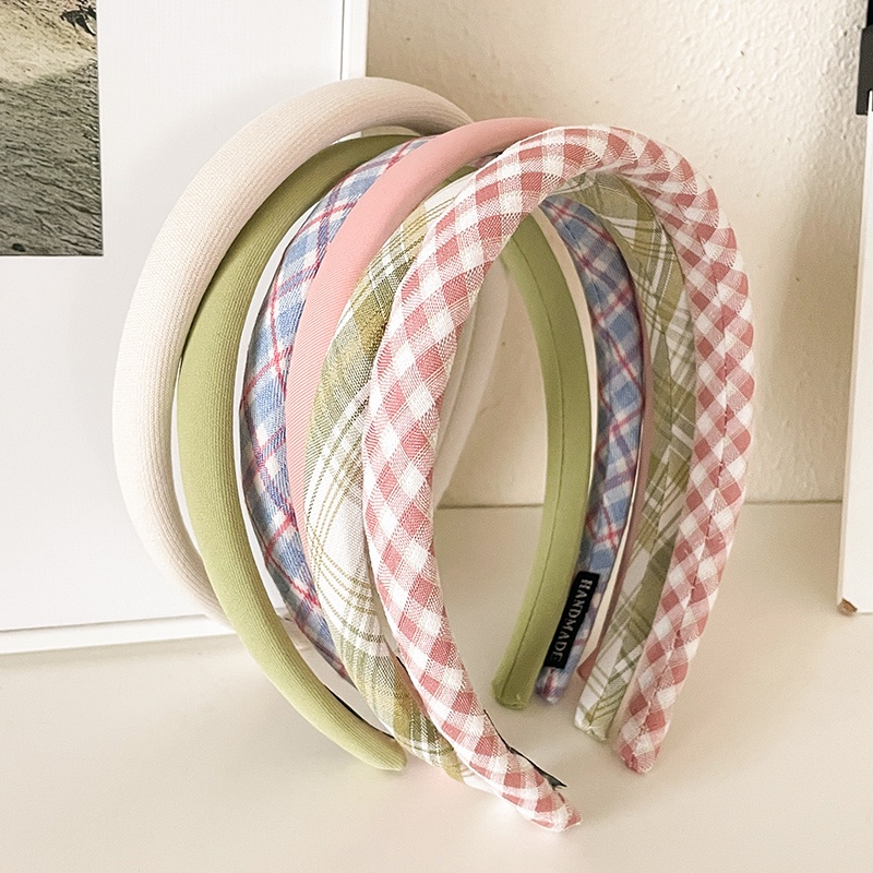 Băng Đô Cài Tóc Xốp Bản Rộng Phong Cách Hàn Quốc Thời Trang Cho Nữ