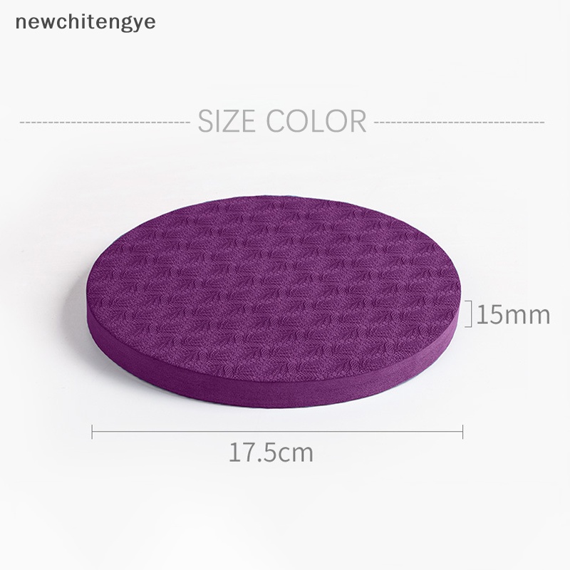 Set 2 Miếng Đệm Đầu Gối Bằng tpe Dày Chống Trượt Nhỏ Gọn Hỗ Trợ Luyện Tập yoga / Thể Hình