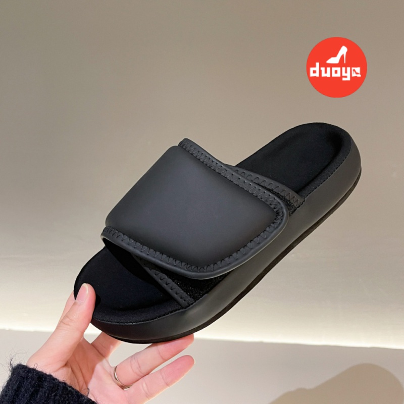 Duoya Tóc Thẳng ~ [Hàng Có Sẵn] Dép Đế Dày Chống Trượt Thời Trang Ngoài Trời Cho Nữ