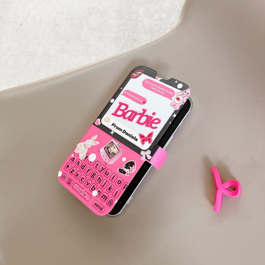 Ốp Điện Thoại tpu Dẻo Trong Suốt Họa Tiết Hoạt Hình Barbie Cổ Điển Chống Sốc Cho iPhone 14 13 12 11 PRO MAX