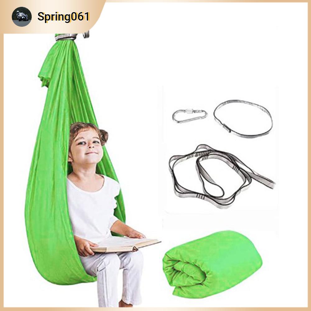 Spring061 Võng đàn hồi trẻ em Trong nhà Ngoài trời Trẻ cảm giác Đu tập thể dục tại yoga