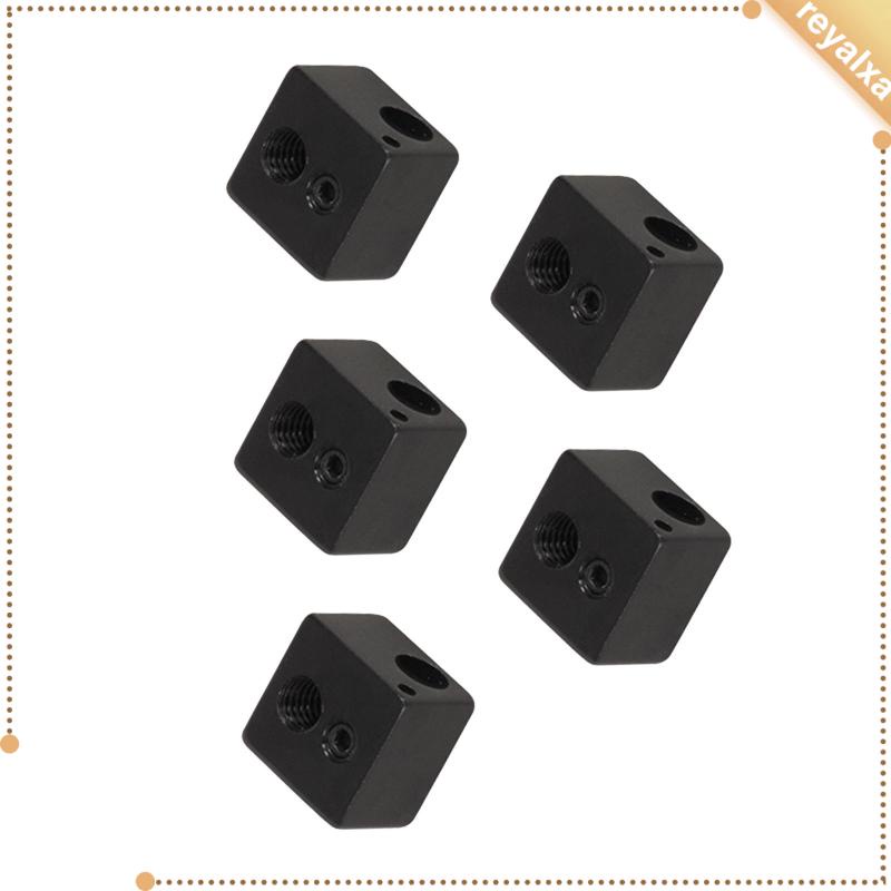 Set 5 Khối Nhôm Nhiệt Độ Cao Thay Thế Dễ Lắp Đặt Cho Máy In 3D 16mmx16mmx12mm