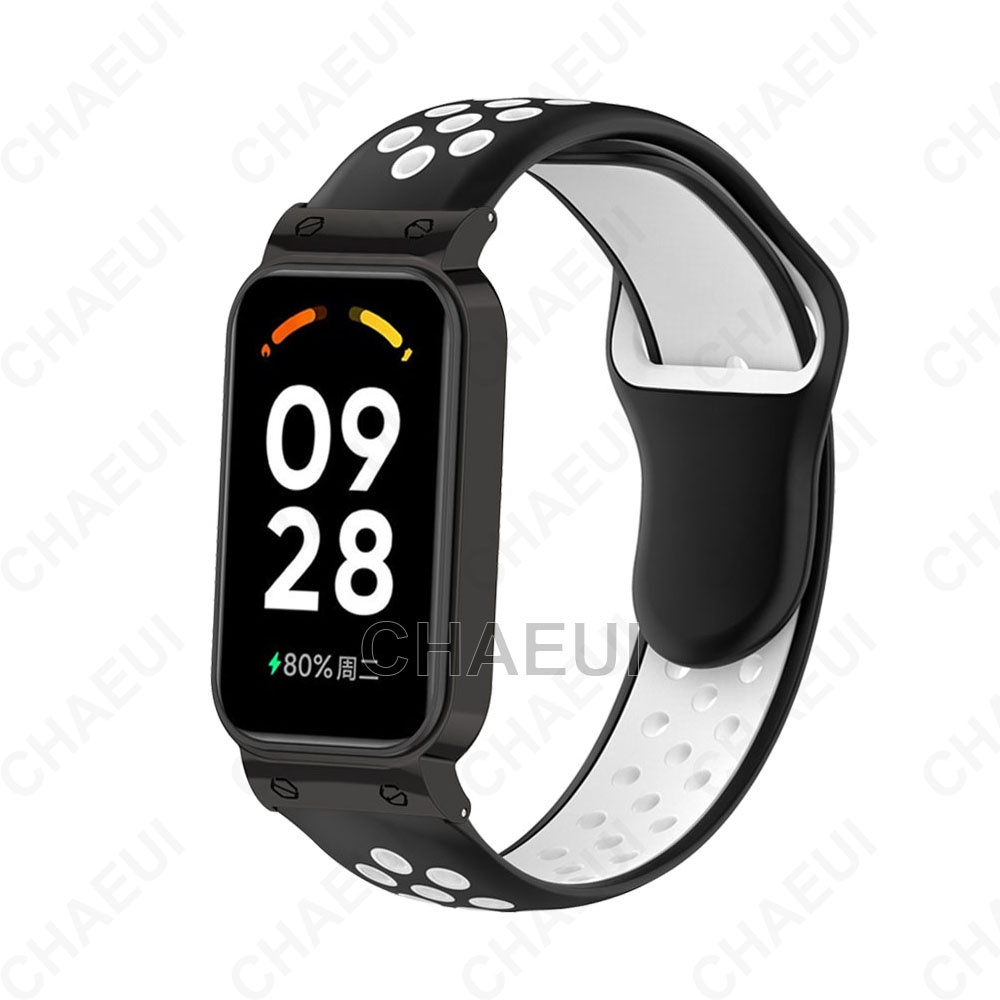 Dây Đeo Tay 2 Trong 1 Kèm Ốp Bảo Vệ Cho redmi smart band 2 / xiaomi mi band 7 pro / xiaomi smart band 8 active