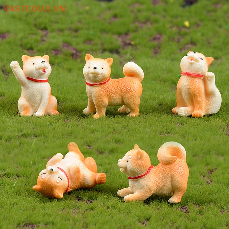 Mô Hình Chú Chó Shiba Inu Akita Nhật Bản Đáng Yêu Dùng Trang Trí