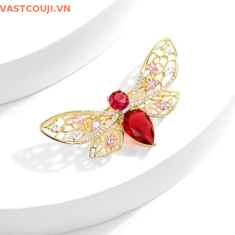 Ghim Cài Áo Hình Chú Ong VASTJI Thời Trang Dễ Phối Đồ