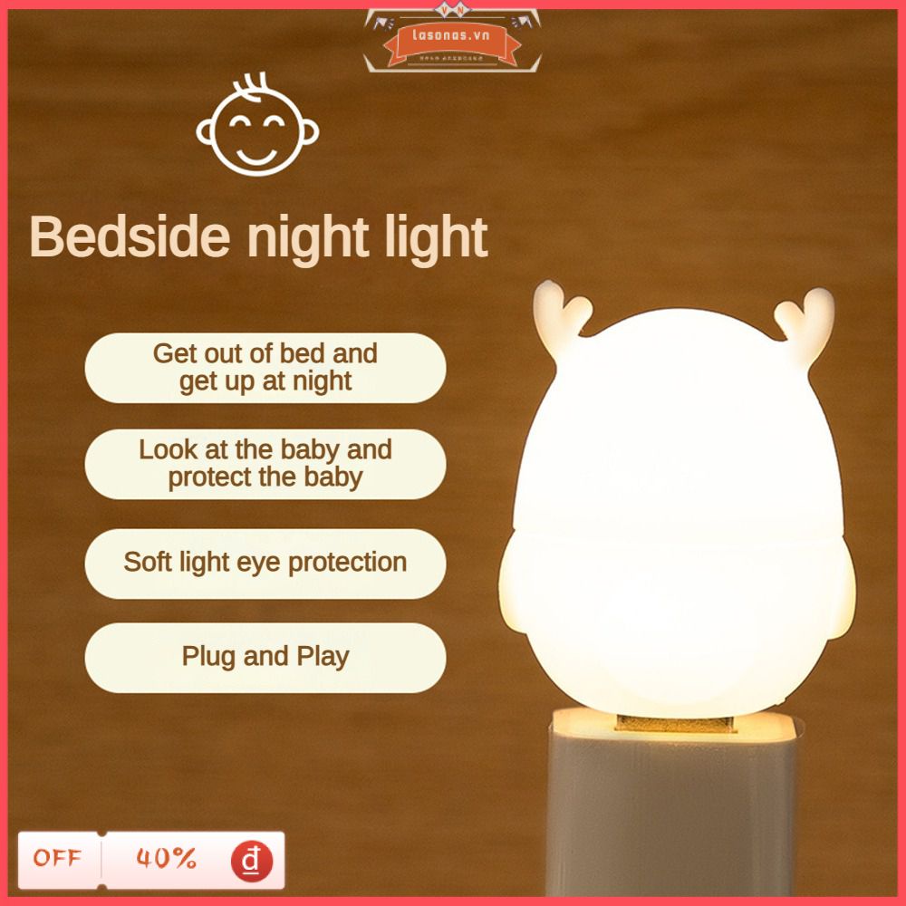Đèn Ngủ LED Không Dây Mini Sạc USB Họa Tiết Hoạt Hình Trang Trí Phòng Ngủ / Nhà Bếp