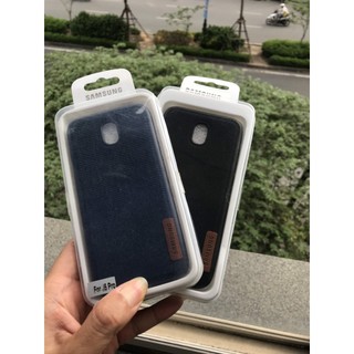 Ốp lưng silicon mặt vải chống bám vân tay cho samsung J5 Pro-J530