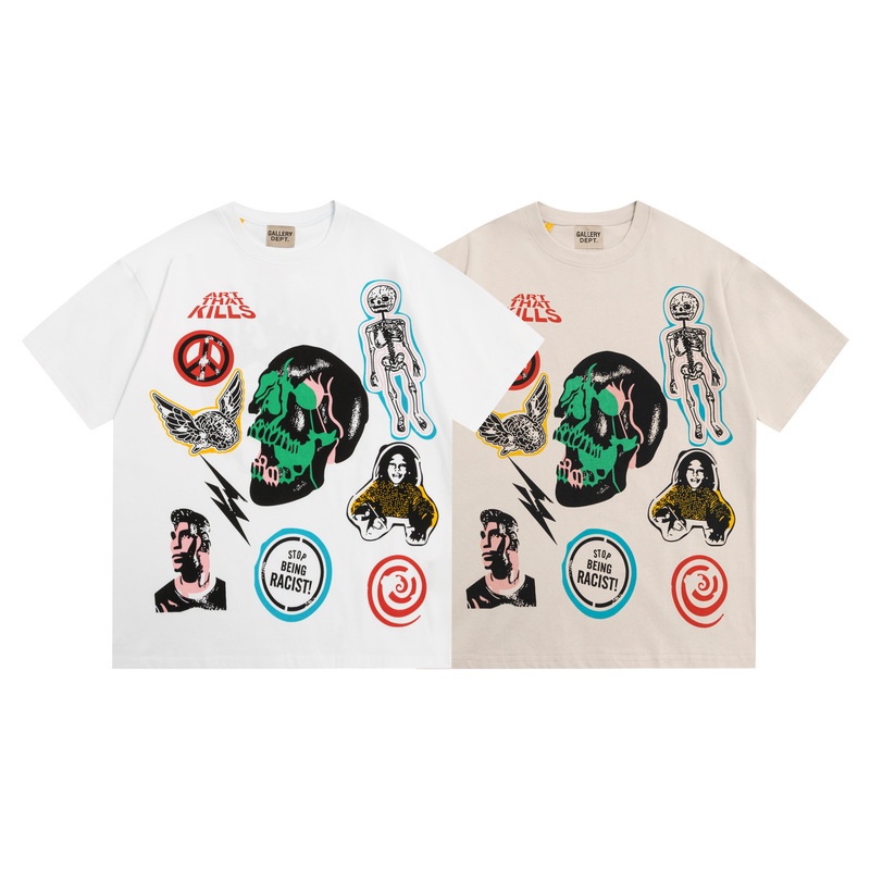 Áo Thun Tay Ngắn Phong Cách Thời Trang Đường Phố Mới Nhất Dành Cho Nam Và Nữiu5Re4Y5Rer