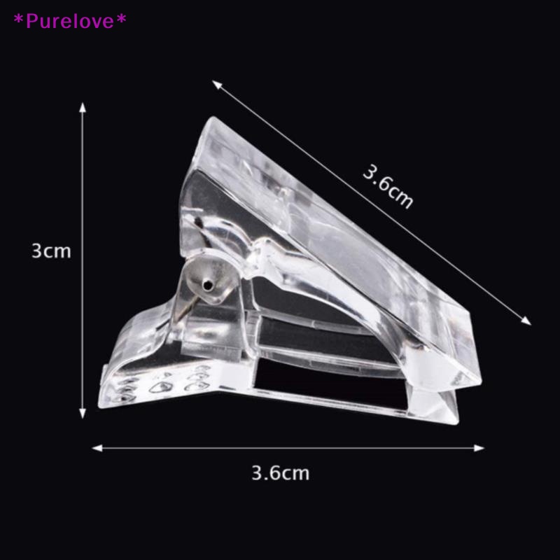 Set 5 Kẹp Nối Dài Móng Tay DIY Bằng Poly Nhanh Chóng Mới