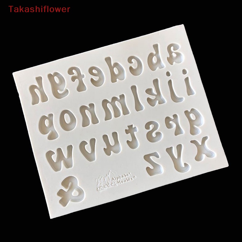 Khuôn Silicone Tạo Hình Chữ Cái Và Số 3D Trang Trí Bánh