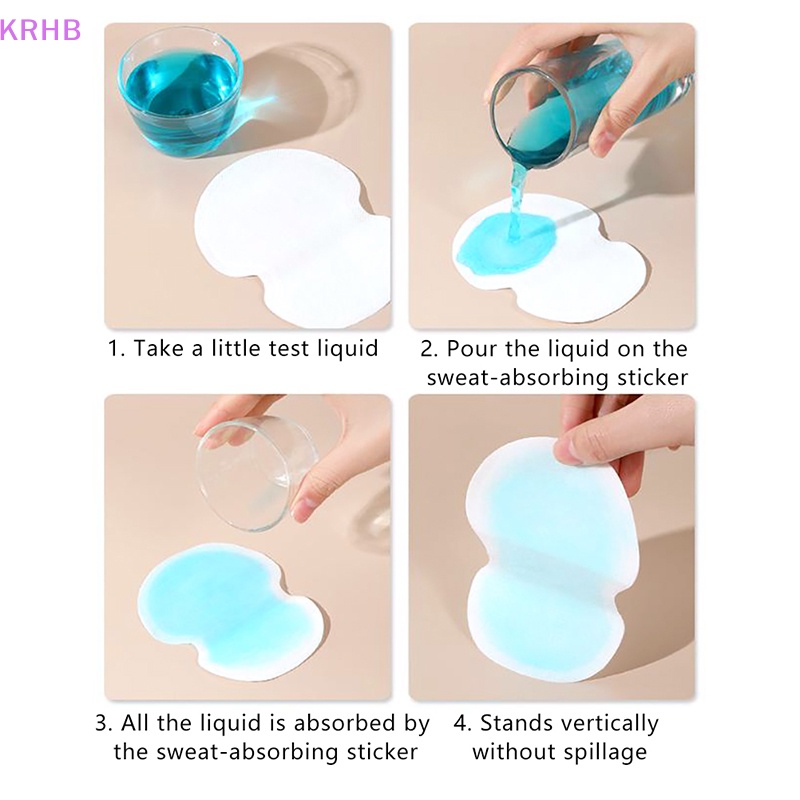 Set 20 Miếng Dán Thấm Mồ Hôi Dưới Cánh Tay Dùng Một Lần Tiện Lợi Mới