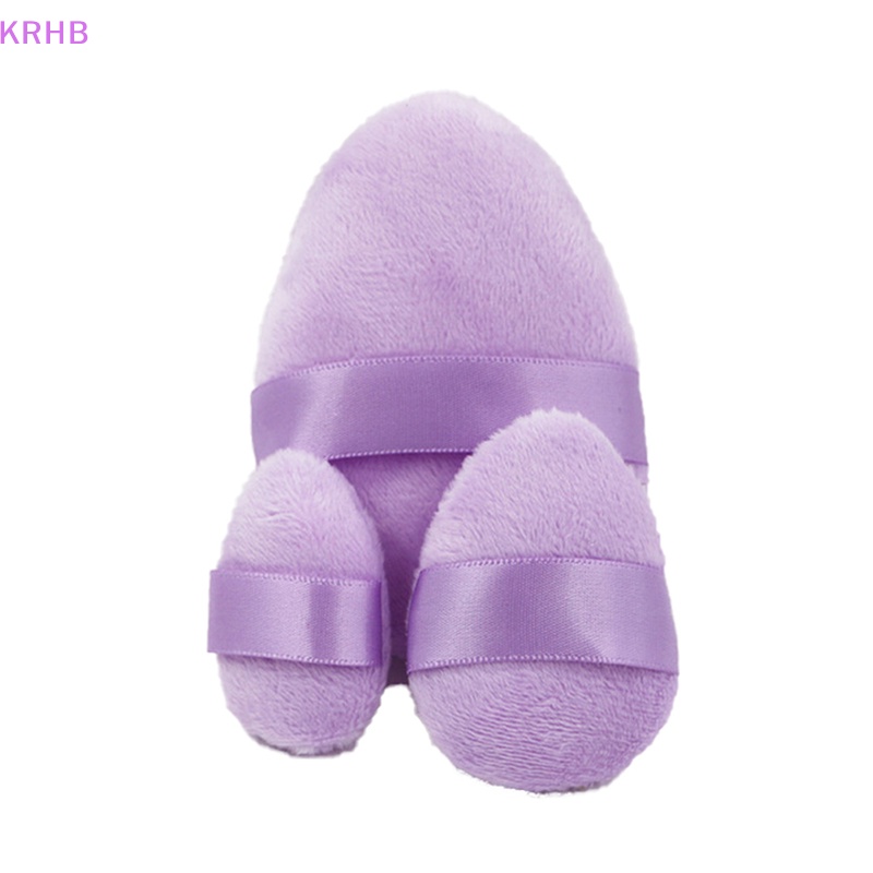 Set 3 Mút Trang Điểm Chất Liệu Cotton Mềm Mại Tiện Dụng