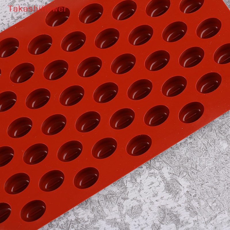 1 Khuôn Làm Bánh 55 Ngăn Hình Hạt Cà Phê Bằng Silicone