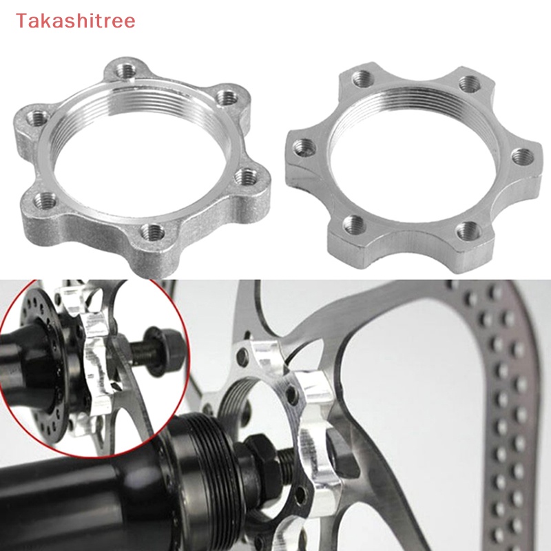 (takashitree) 2 chiếc xe đạp xe đạp freewheel trung tâm ren đĩa phanh đĩa bộ chuyển đổi mặt bích rotor