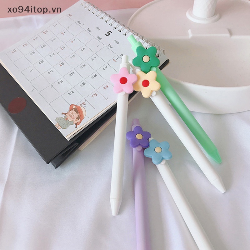 1 Bút Nước Ngòi 0.5mm Hình Bông Hoa Dễ Thương