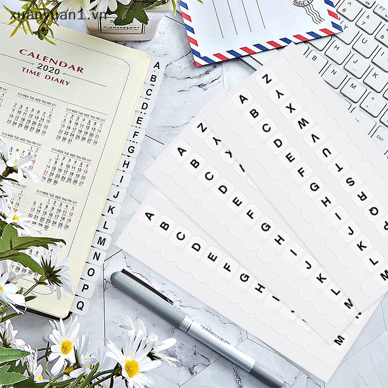 Set 10 Kẹp Đánh Dấu Trang Sách Hình Lá Cờ Nhiều Màu Chống Thấm Nước Tiện Dụng