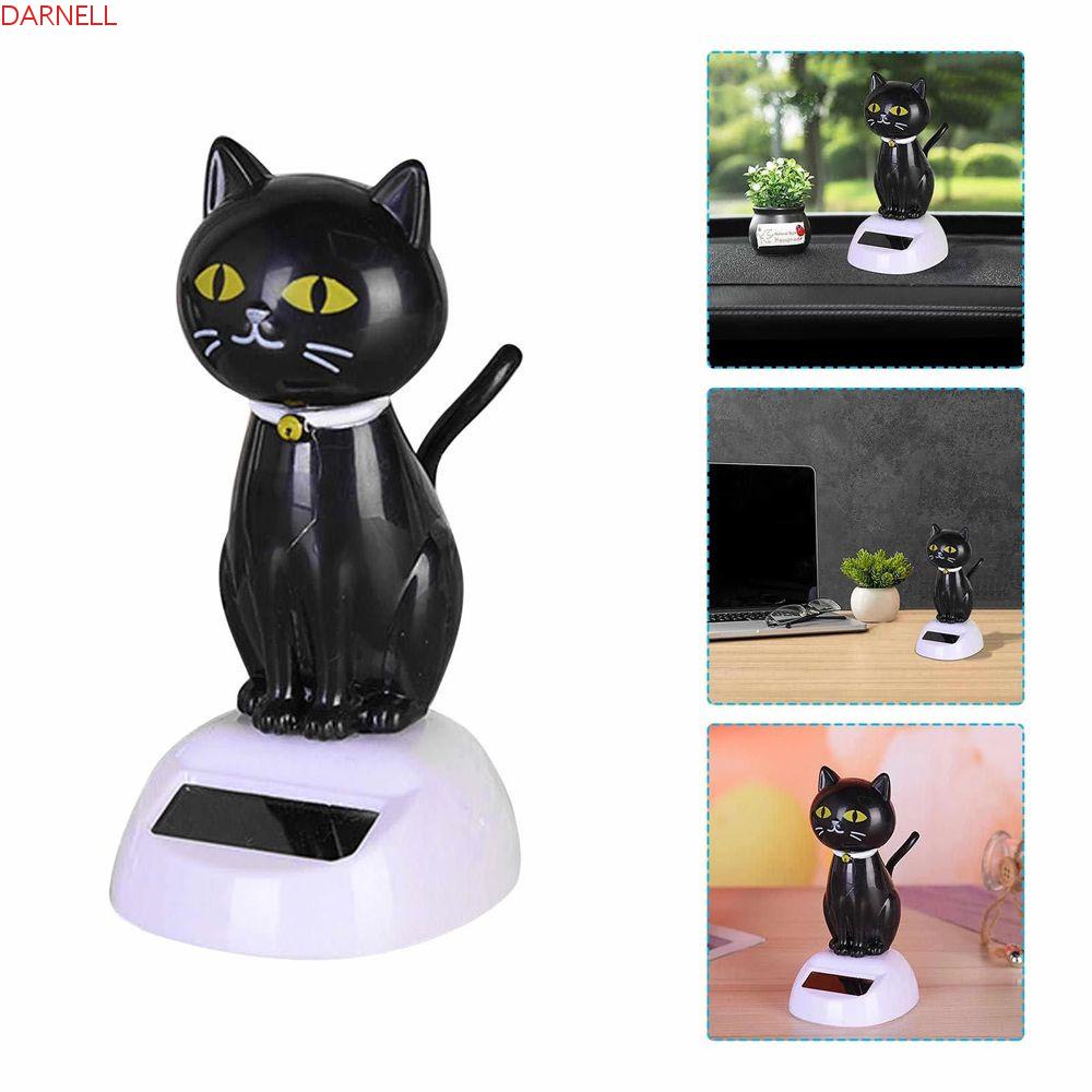 Đồ Chơi Búp Bê Mèo Lắc Đầu Sử Dụng Năng Lượng Mặt Trời Trang Trí Nội Thất Xe Hơi