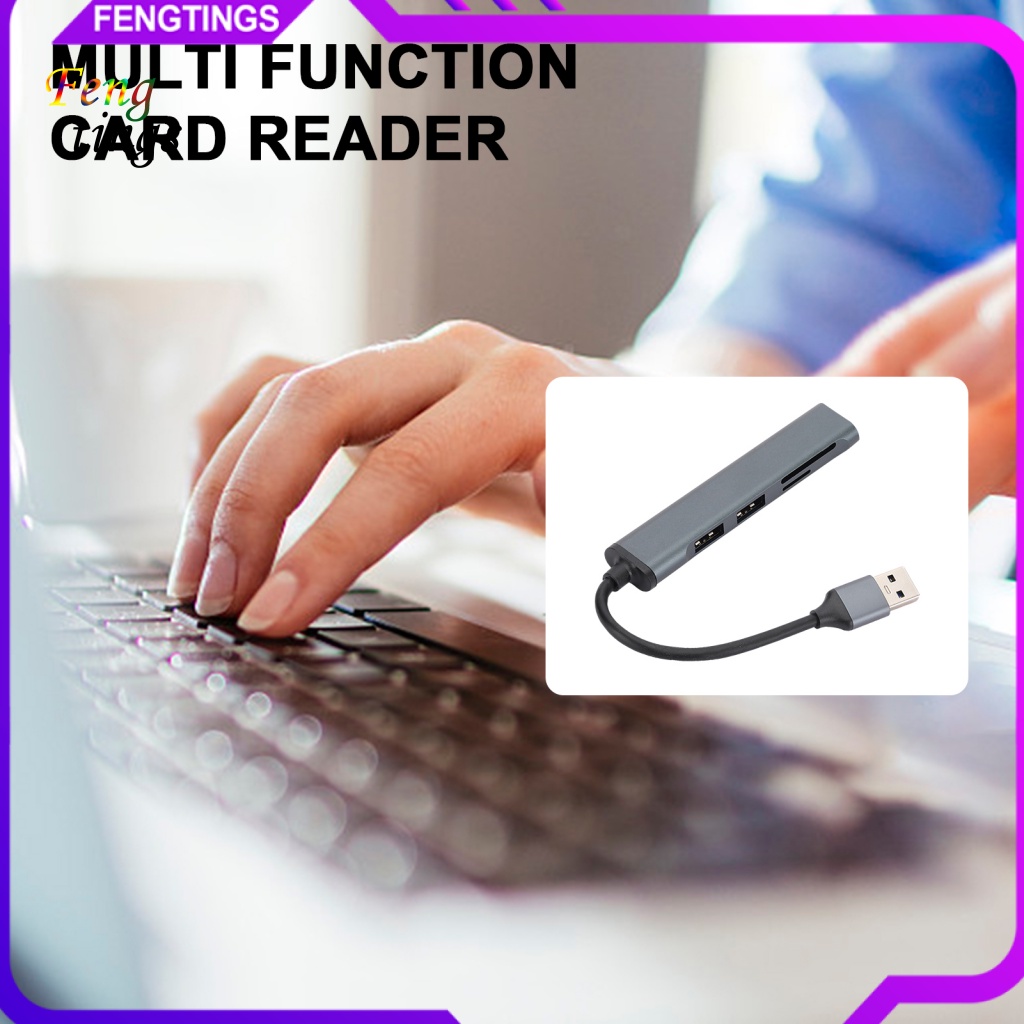 Đế Sạc Nhanh 5 Trong 1 Bằng Kim Loại Có Đầu Đọc Thẻ Tiện Dụng Cho Gia Đình