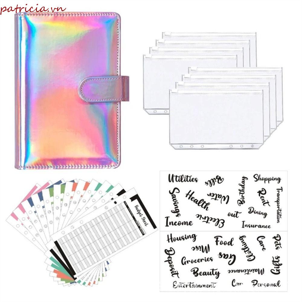 Sổ Tay Khổ A6 Nhiều Màu Sắc Lấp Lánh