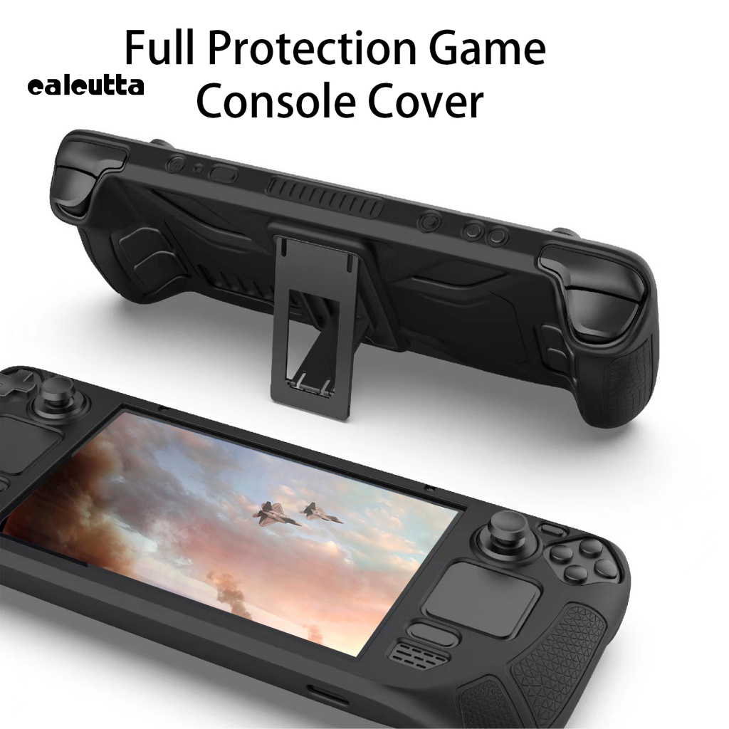 Vỏ Bọc Máy Chơi Game Cầm Tay Bằng Silicon Chống Trầy Chống Trượt Có Giá Đỡ Có Thể Gập Lại