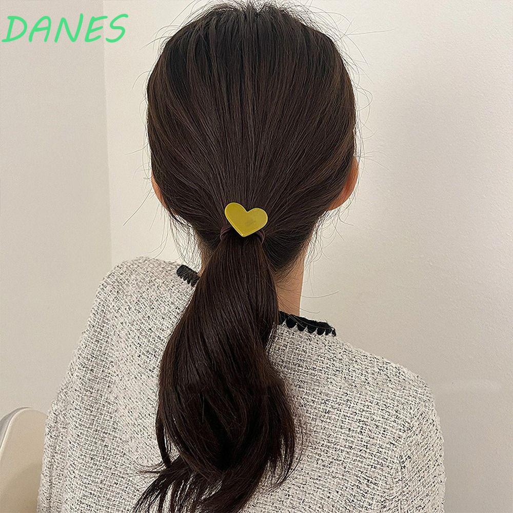 Dây Buộc Tóc Đuôi Ngựa In Chữ Phong Cách Hàn Quốc Ngọt Ngào Cho Nữ