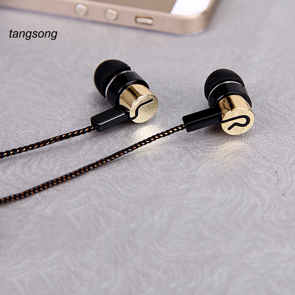 Tai Nghe Nhét Tai Âm Thanh Siêu Trầm Có Dây Cho Điện Thoại Máy Tính