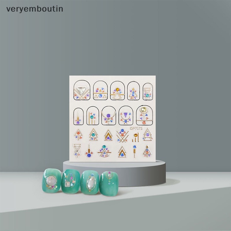 Hộp Phụ Kiện Đá 3D Đính Trang Trí Móng Tay Nghệ Thuật