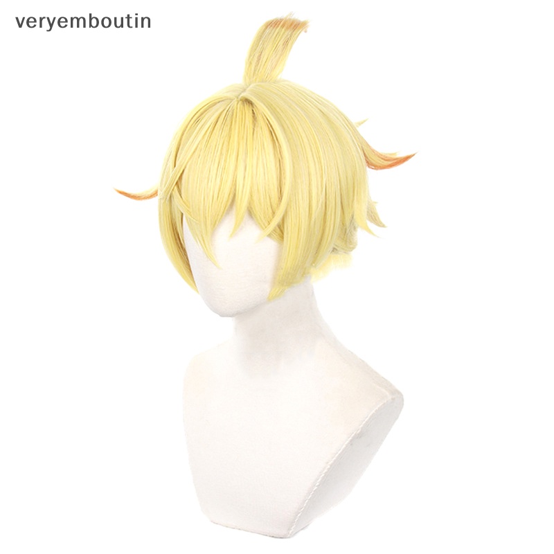 Tóc Giả Chịu Nhiệt Hóa Trang Nhân Vật Mika Trong Genshin Va Chạm Mika