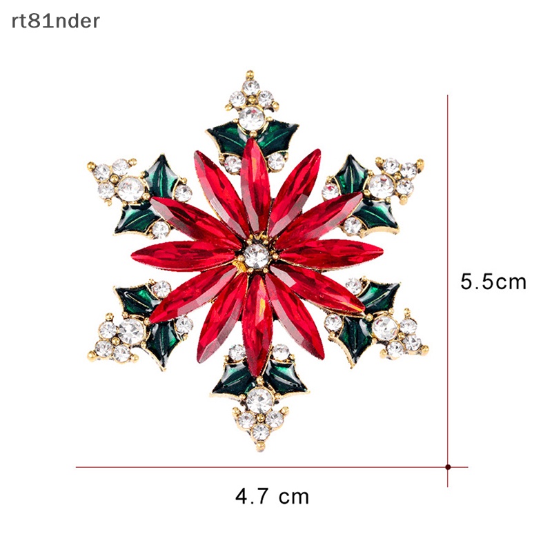 Ghim Cài Áo Hình Hoa Tuyết Đính Đá Thời Trang Cho Nữ