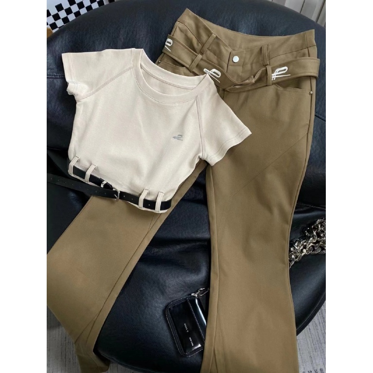 Áo Croptop 100% Cotton Tay Ngắn Cổ Tròn Dáng Rộng Thời Trang Mùa Hè Dành Cho Nữ