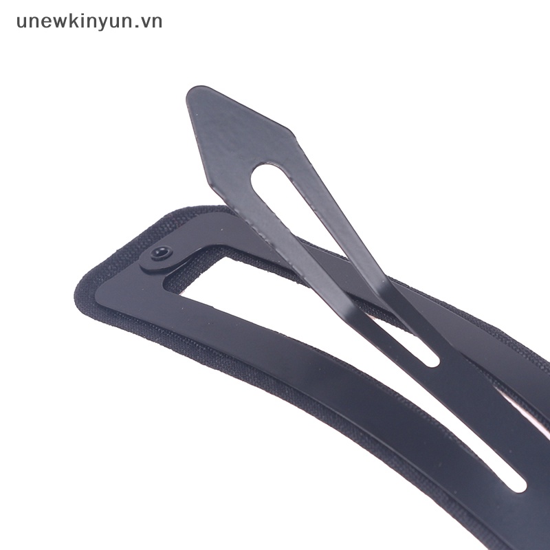 Kẹp Tóc Hình Chữ Nhật Màu Trơn Ngọt Ngào Cho Nữ