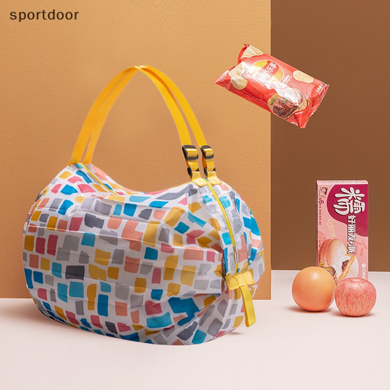 [sportoutdoor] Túi Mua Sắm Một Bên Vai Nhỏ Gọn Có Thể Gấp Lại [out]