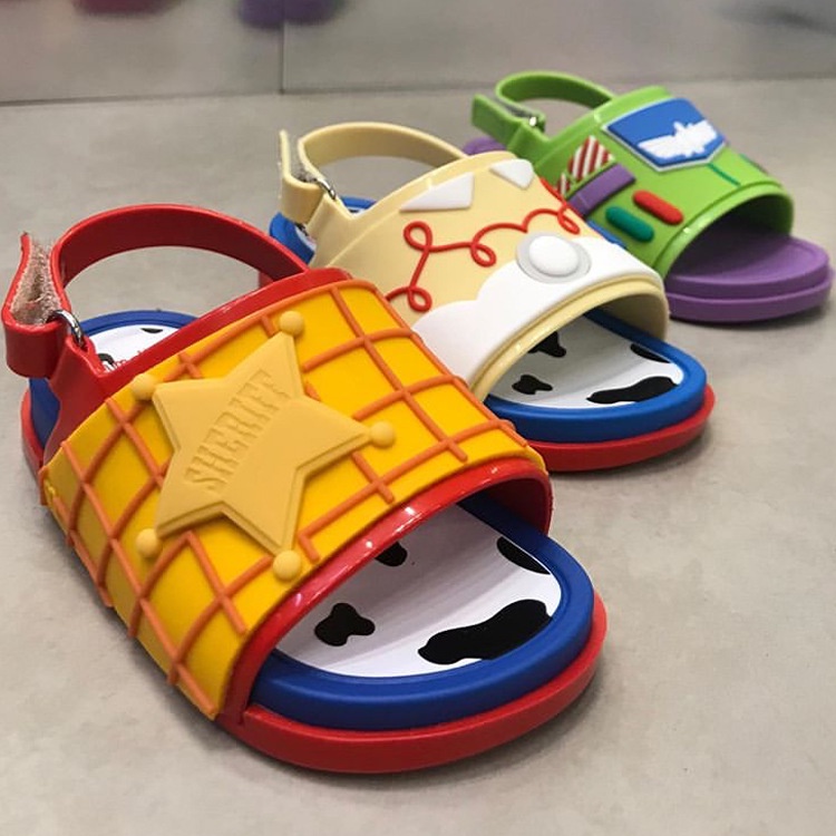 Giày Sandal Dạng Lật Phong Cách Melissa Toy Story Thời Trang Mùa Hè 2022 Mới Cho Bé Trai Và Bé Gái