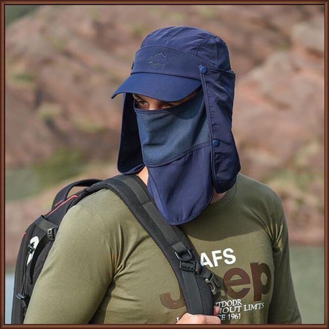 Mũ Lưỡi Trai Chống Nắng Mau Khô Có Thể Tháo Rời Cho Nam