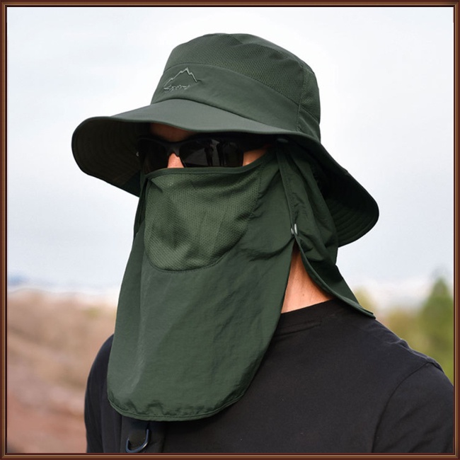 Mũ Rộng Vành Chống Nắng Thoáng Khí Khô Nhanh Thời Trang Mùa Hè Cho Nam Và Nữ