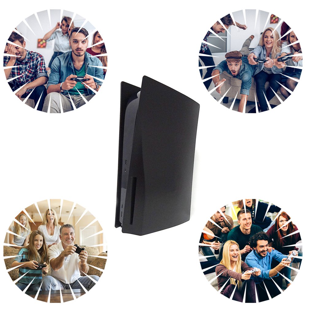 Skin Shell Case Cover Replacement Plate For Ps5 Game Gaming Console Anti-Scratch Dustproof Accessories [Q/14]