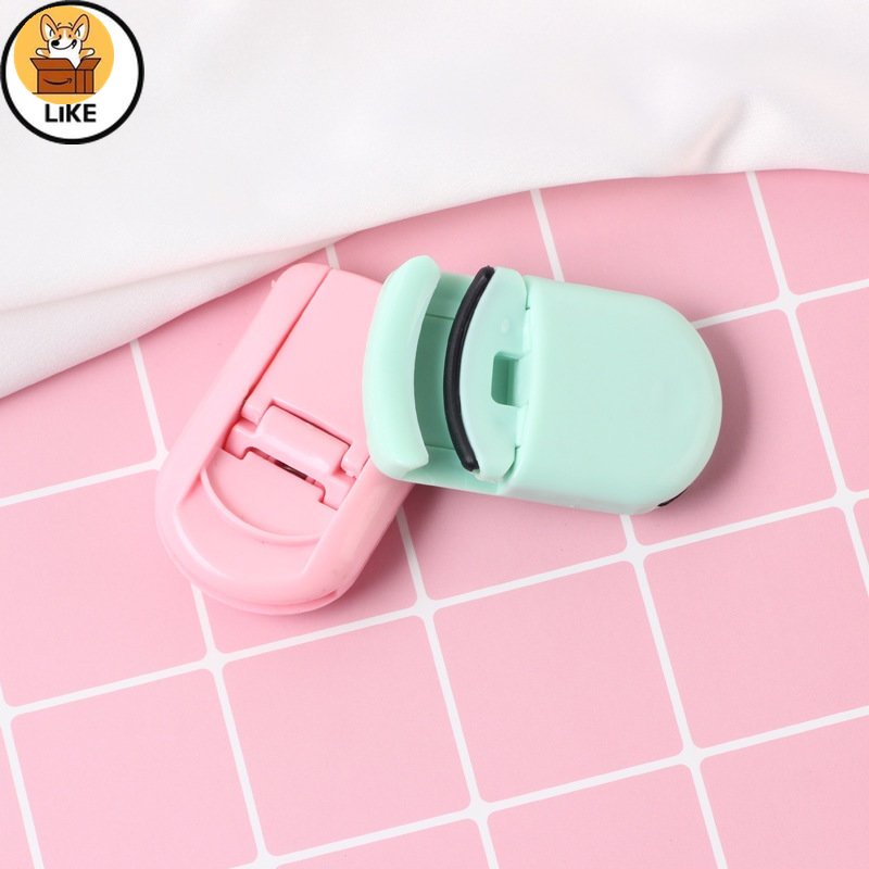 Dụng Cụ Uốn Mi Mini Màu Macaron Trang Điểm Mắt Cho Người Mới Bắt Đầu