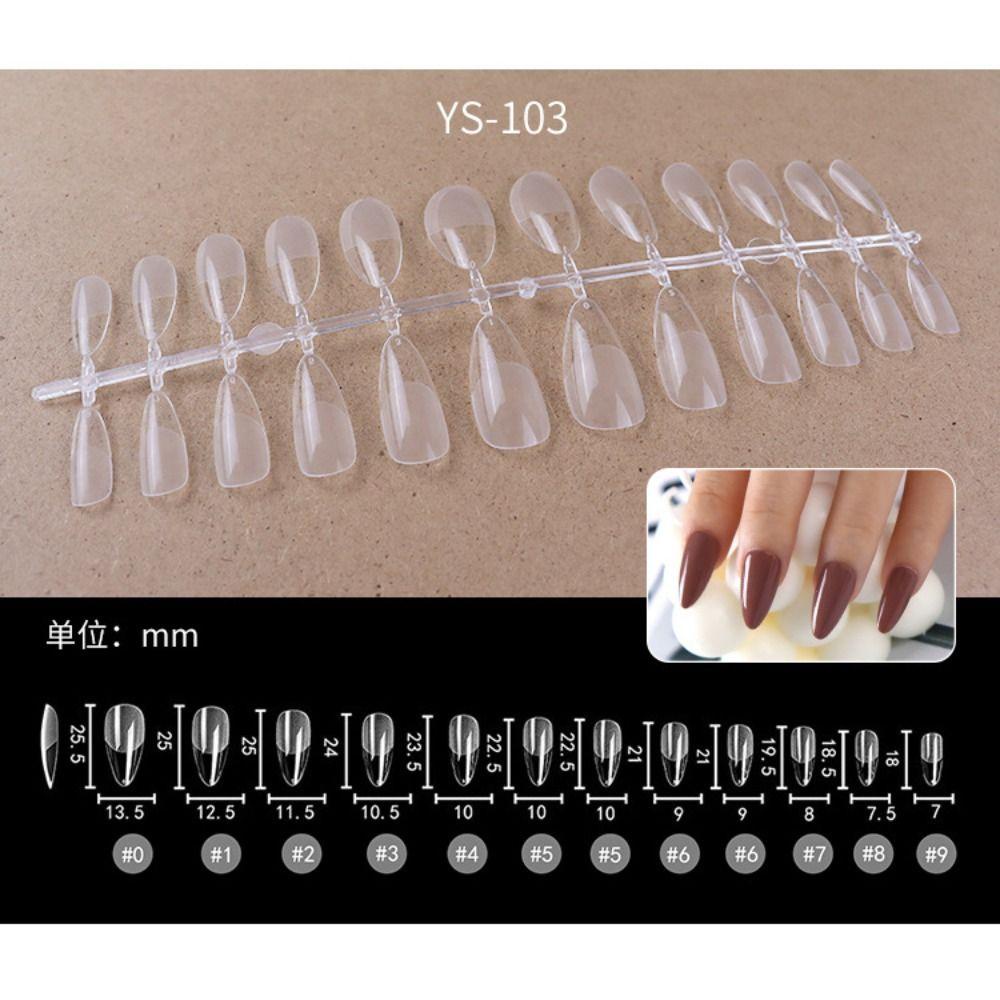 Móng Tay Giả Trong Suốt Siêu Mỏng Dùng Trang Trí DIY