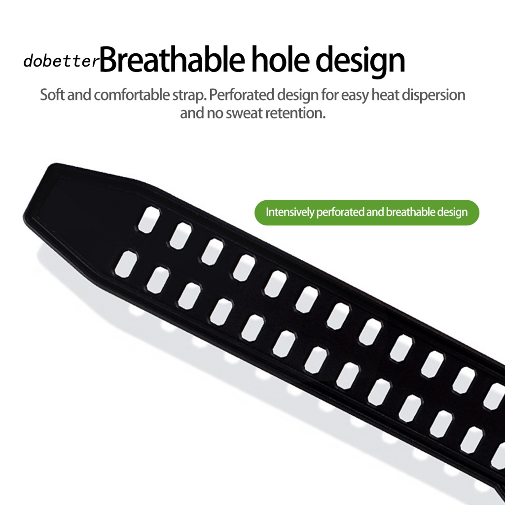 &lt; Dobetter &gt; Đồng Hồ Thể Thao Kỹ Thuật Số Màn Hình LED Lỗ Lớn Thoáng Khí Chống Mồ Hôi Đa Năng Thoải Mái Mặc Hàng Ngày Cho
