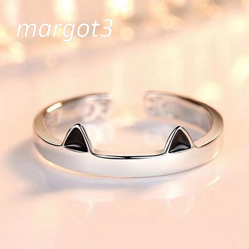 Nhẫn Hình Tai Mèo Dễ Thương Có Thể Điều Chỉnh Kích Cỡ