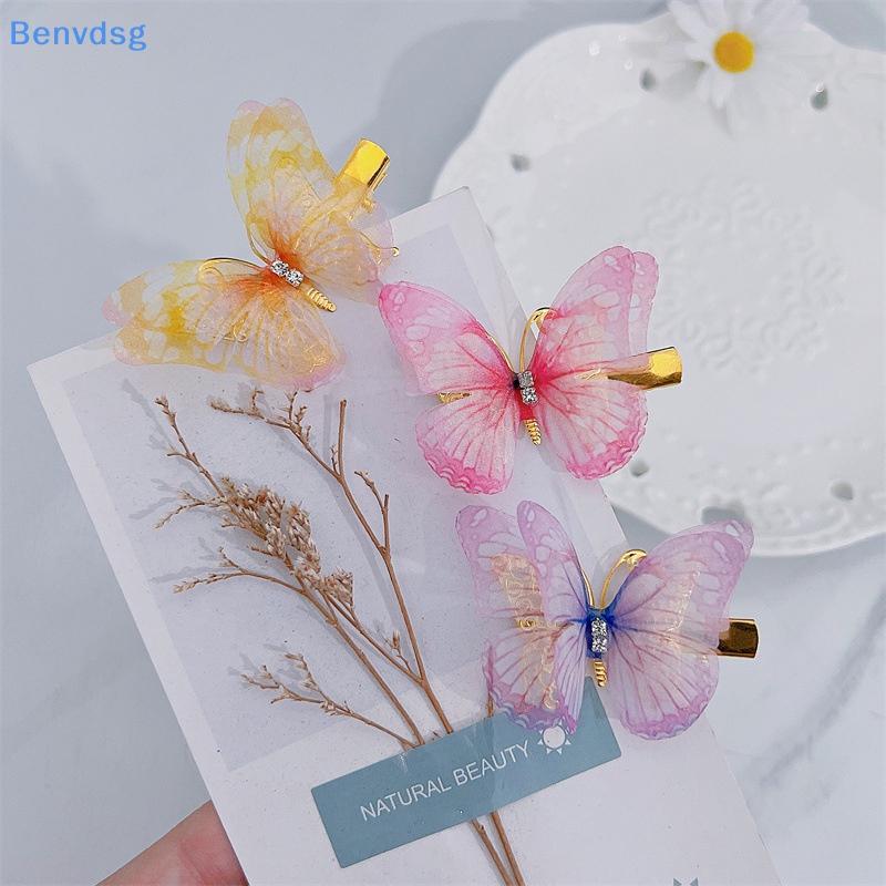 Kẹp Tóc Hình Bướm 3D Dễ Thương Cho Bé Gái