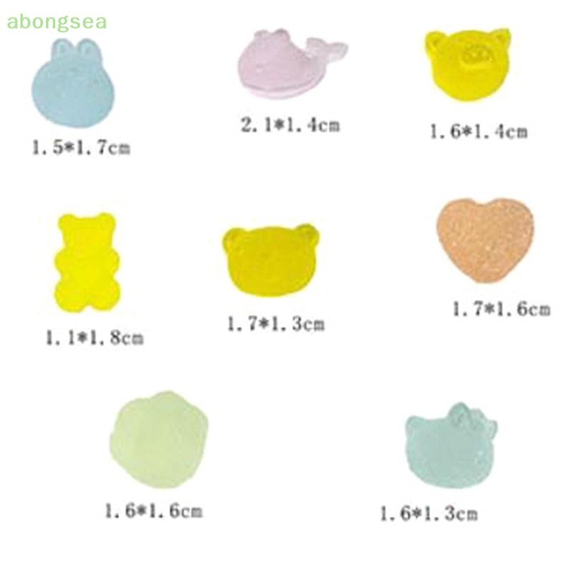 Set 10 Kẹp Tóc Nhựa Phát Quang Nhiều Màu Sắc