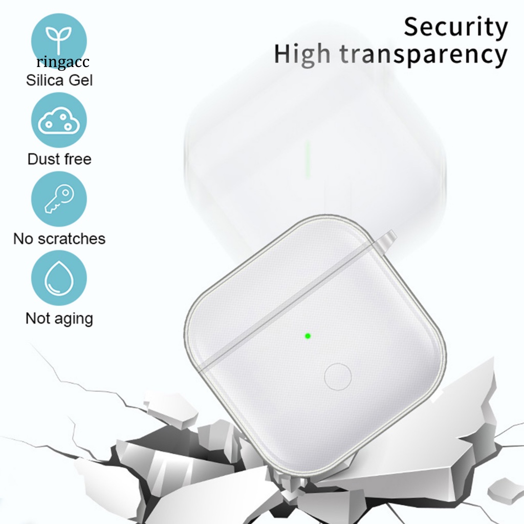 Vỏ Bảo Vệ Hộp Sạc Tai Nghe Redmi Buds 3 Bằng TPU Mềm Trong Suốt Chống Rơi