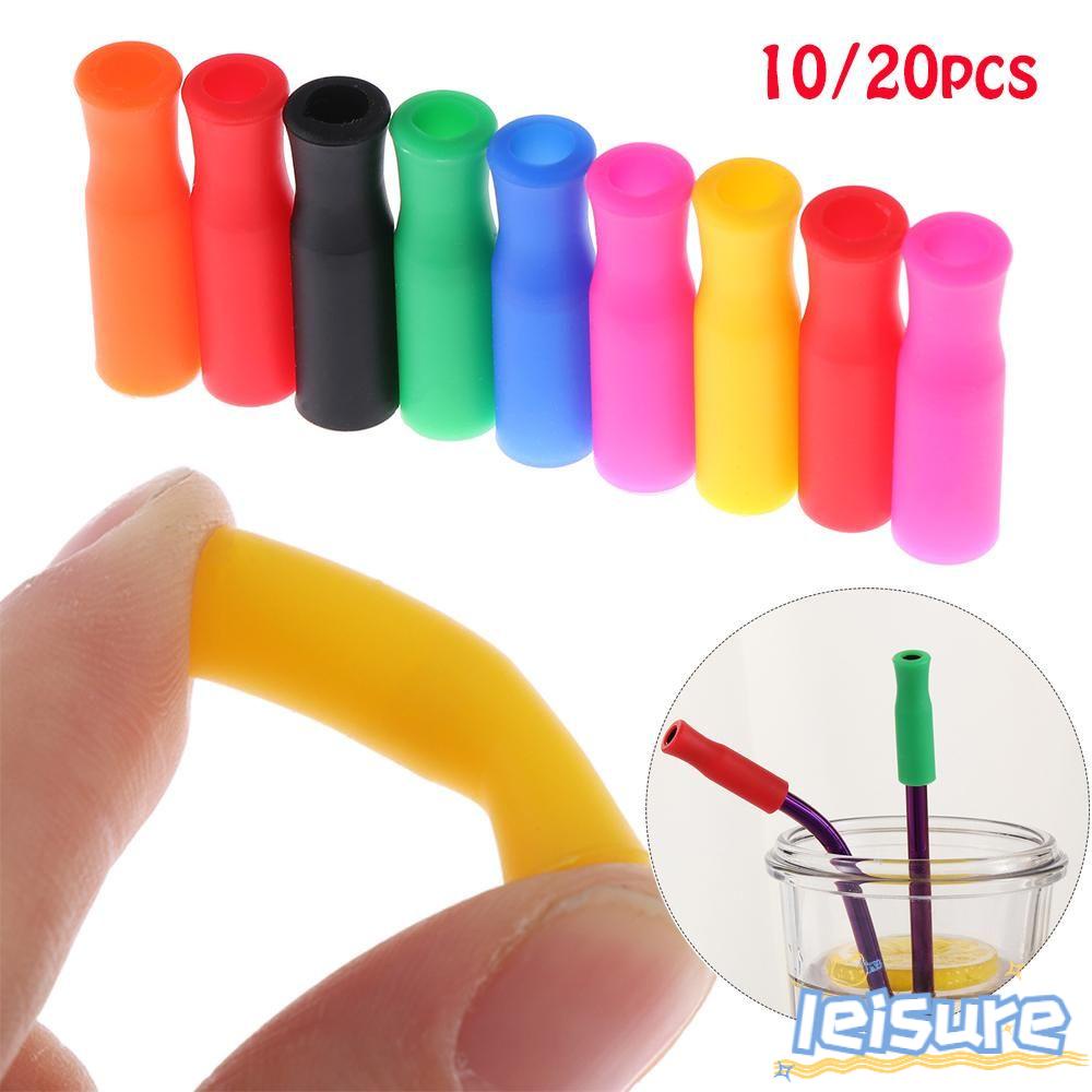 Set 10 / 20 Ống Hút Bảo Vệ Răng Có Thể Tái Sử Dụng