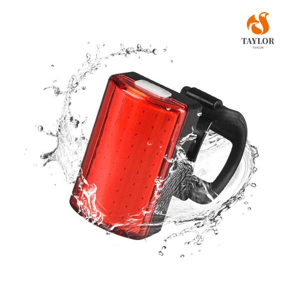 Đèn Đuôi Xe Đạp Chống Thấm Nước Có Thể Sạc Lại Loại C TAYLOR1