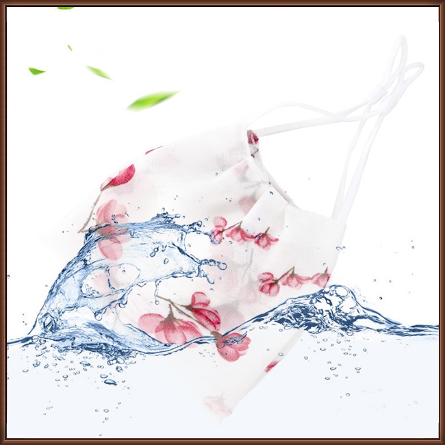 Khẩu Trang Chống Nắng Chống Bụi Thoáng Khí In Họa Tiết Thời Trang Mùa Hè