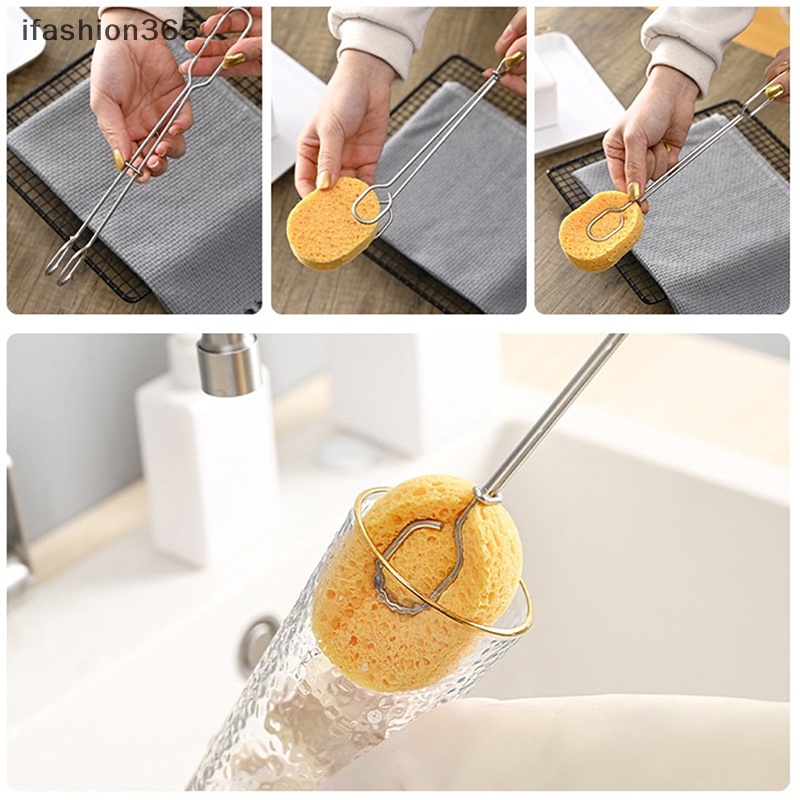 Cọ Rửa Ly Tay Cầm Dài Bằng Bọt Biển Tiện Dụng Cho Nhà Bếp ifashion365 [ifashion365]