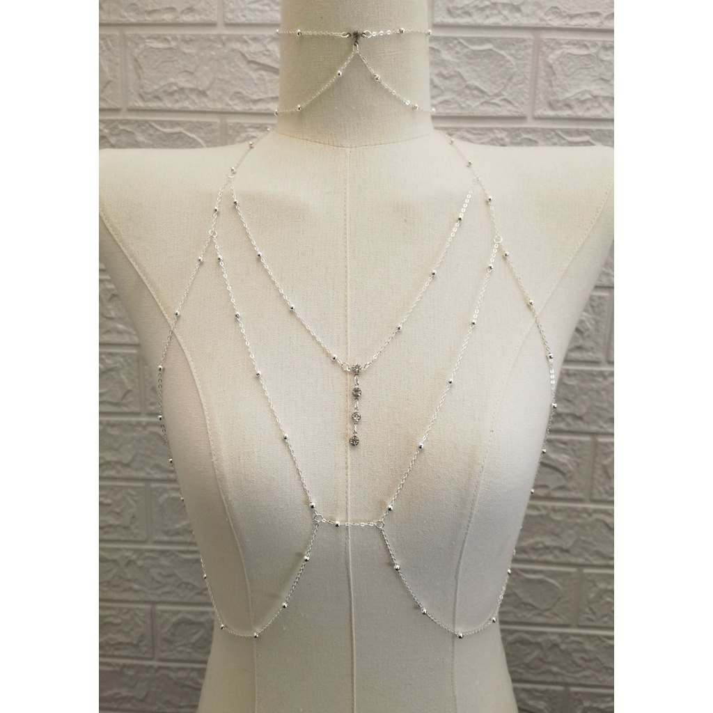 Bikini Mắt Xích Kim Cương Lấp Lánh Gợi Cảm Cho Nữ