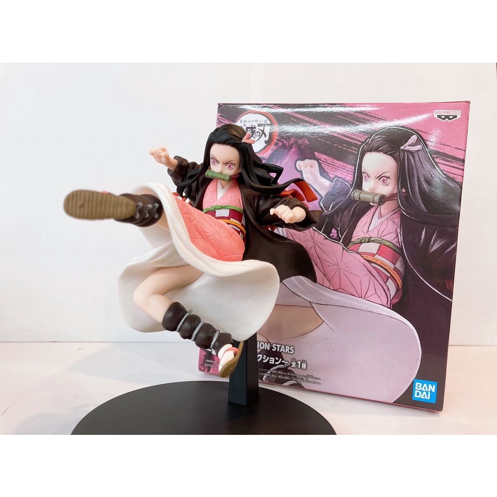 Figure Nezuko Vibration Stars đá chân chính hãng - Mô hình Kimetsu No Yaiba